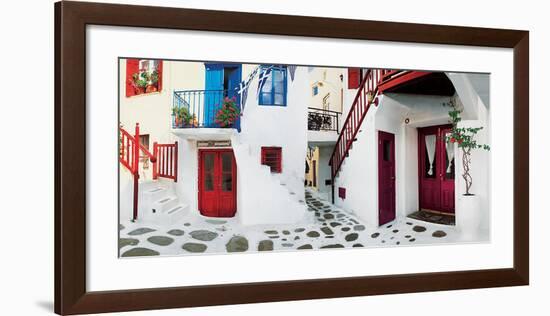 Colorful Doors-George Meis-Framed Art Print