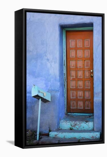 Colorful Doorway, Barrio Historico District,Tucson, Arizona, USA-Jamie & Judy Wild-Framed Stretched Canvas