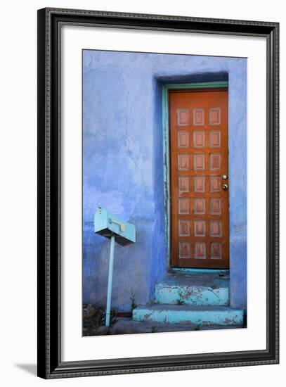 Colorful Doorway, Barrio Historico District,Tucson, Arizona, USA-Jamie & Judy Wild-Framed Photographic Print