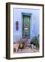 Colorful Doorway in the Barrio Viejo District of Tucson, Arizona, Usa-Chuck Haney-Framed Photographic Print