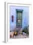 Colorful Doorway in the Barrio Viejo District of Tucson, Arizona, Usa-Chuck Haney-Framed Photographic Print