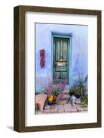 Colorful Doorway in the Barrio Viejo District of Tucson, Arizona, Usa-Chuck Haney-Framed Photographic Print