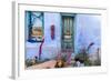 Colorful Doorway in the Barrio Viejo District of Tucson, Arizona, Usa-Chuck Haney-Framed Photographic Print