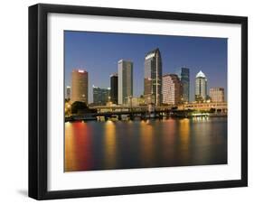 Colorful Downtown of Tampa-benkrut-Framed Photographic Print