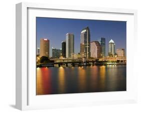 Colorful Downtown of Tampa-benkrut-Framed Photographic Print