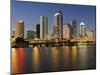 Colorful Downtown of Tampa-benkrut-Mounted Photographic Print