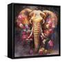 Colorful Elephant No. 1-Marta Wiley-Framed Stretched Canvas