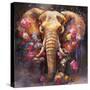 Colorful Elephant No. 1-Marta Wiley-Stretched Canvas