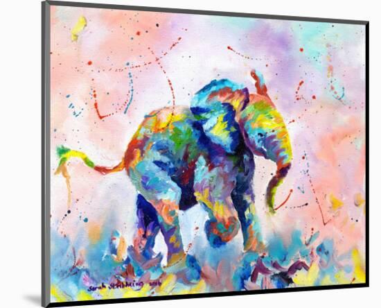 Colorful Elephant-Sarah Stribbling-Mounted Art Print