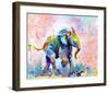 Colorful Elephant-Sarah Stribbling-Framed Giclee Print