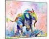 Colorful Elephant-Sarah Stribbling-Mounted Giclee Print