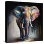 Colorful Elephant-Incado-Stretched Canvas