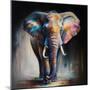 Colorful Elephant-Incado-Mounted Art Print