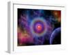 Colorful Emissions are Released from a Distant Star-Stocktrek Images-Framed Photographic Print