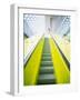 Colorful Escalator in the Central Library, Seattle, Washington, USA-Charles Crust-Framed Photographic Print