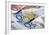 Colorful Euro Banknotes-mikdam-Framed Photographic Print