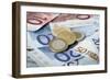 Colorful Euro Banknotes-mikdam-Framed Photographic Print