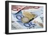 Colorful Euro Banknotes-mikdam-Framed Photographic Print