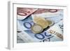 Colorful Euro Banknotes-mikdam-Framed Photographic Print