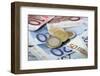 Colorful Euro Banknotes-mikdam-Framed Photographic Print