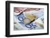 Colorful Euro Banknotes-mikdam-Framed Photographic Print