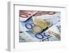 Colorful Euro Banknotes-mikdam-Framed Photographic Print