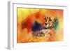 Colorful Expressions Cheetah-Jai Johnson-Framed Giclee Print