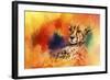 Colorful Expressions Cheetah-Jai Johnson-Framed Giclee Print