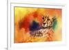 Colorful Expressions Cheetah-Jai Johnson-Framed Giclee Print