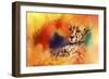 Colorful Expressions Cheetah-Jai Johnson-Framed Premium Giclee Print