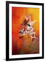 Colorful Expressions Giraffe-Jai Johnson-Framed Giclee Print