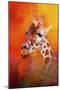 Colorful Expressions Giraffe-Jai Johnson-Mounted Giclee Print