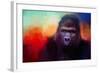 Colorful Expressions Gorilla-Jai Johnson-Framed Giclee Print