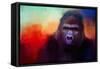 Colorful Expressions Gorilla-Jai Johnson-Framed Stretched Canvas