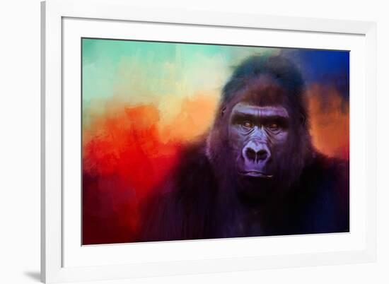 Colorful Expressions Gorilla-Jai Johnson-Framed Giclee Print