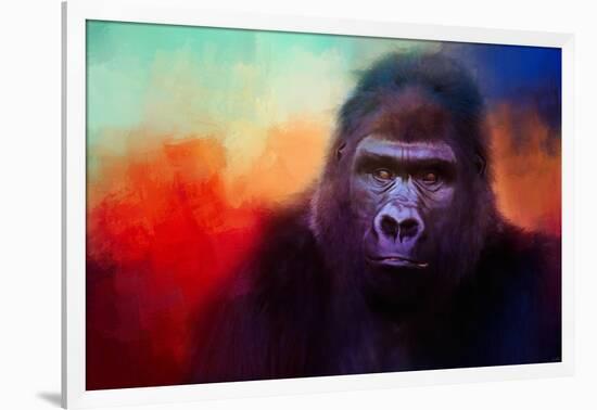 Colorful Expressions Gorilla-Jai Johnson-Framed Giclee Print