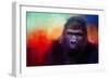 Colorful Expressions Gorilla-Jai Johnson-Framed Giclee Print