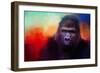 Colorful Expressions Gorilla-Jai Johnson-Framed Premium Giclee Print