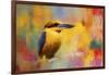 Colorful Expressions King Fisher-Jai Johnson-Framed Giclee Print