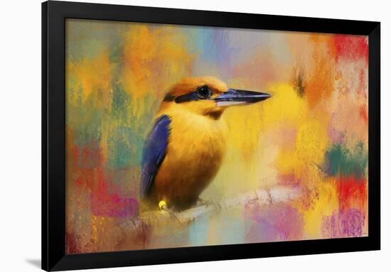 Colorful Expressions King Fisher-Jai Johnson-Framed Giclee Print