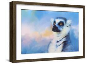 Colorful Expressions Lemur-Jai Johnson-Framed Giclee Print