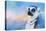 Colorful Expressions Lemur-Jai Johnson-Stretched Canvas