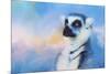 Colorful Expressions Lemur-Jai Johnson-Mounted Giclee Print