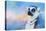 Colorful Expressions Lemur-Jai Johnson-Stretched Canvas