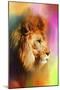 Colorful Expressions Lion-Jai Johnson-Mounted Premium Giclee Print