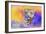 Colorful Expressions Snow Leopard-Jai Johnson-Framed Giclee Print