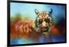 Colorful Expressions Tiger 2-Jai Johnson-Framed Giclee Print