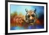 Colorful Expressions Tiger 2-Jai Johnson-Framed Giclee Print