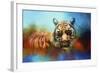 Colorful Expressions Tiger 2-Jai Johnson-Framed Giclee Print