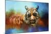 Colorful Expressions Tiger 2-Jai Johnson-Mounted Giclee Print